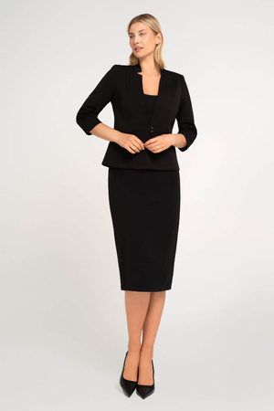 Bolero in Schwarz mit Stehkragen – Adele