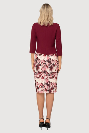 Grünes Kleid mit Karomuster und Taschen – Amelia