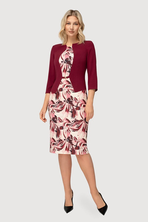 Grünes Kleid mit Karomuster und Taschen – Amelia