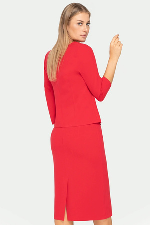 Festliches Set in Rot mit Bluse und Rock – Julia