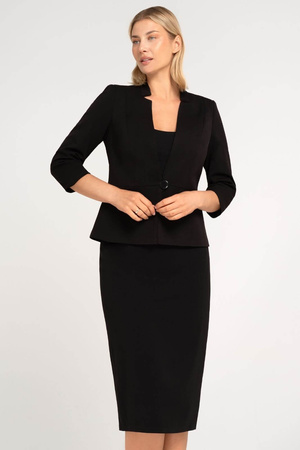 Bolero in Schwarz mit Stehkragen – Adele