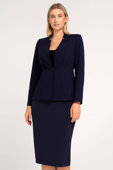 Damenkostüm mit Rock in Marineblau – Olivia