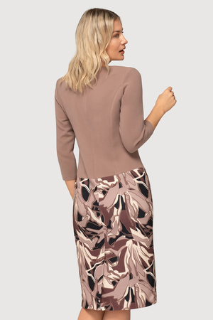 Grünes Kleid mit Karomuster und Taschen – Amelia