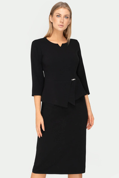 Festliches Set in Schwarz mit Bluse und Rock – Julia