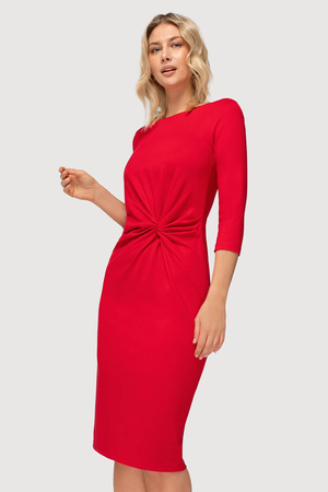 Grünes Kleid mit Karomuster und Taschen – Amelia