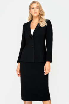 Damenkostüm mit Rock in Schwarz – Clara