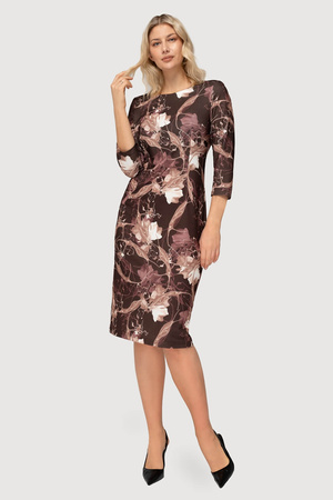 Grünes Kleid mit Karomuster und Taschen – Amelia