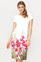 ecru || amaranthfarbene Blumen