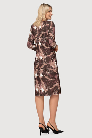 Grünes Kleid mit Karomuster und Taschen – Amelia