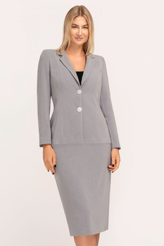 Damenkostüm mit Rock in Grau – Clara