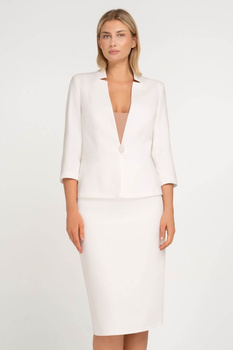 Damenkostüm mit Rock in Ecru – Adele