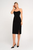Midi-Bleistiftrock in Schwarz - Aghata