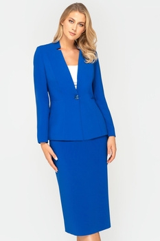 Damenkostüm mit Rock in Kobaltblau – Olivia