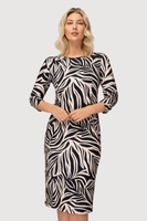zebra beżowo-czarna