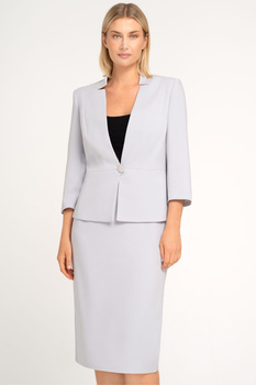 Damenkostüm mit Rock in Hellgrau – Adele