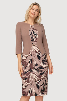 Grünes Kleid mit Karomuster und Taschen – Amelia