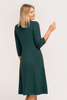 Grünes Midikleid mit V-Ausschnitt – Ana