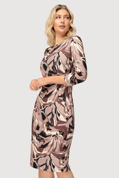 Grünes Kleid mit Karomuster und Taschen – Amelia