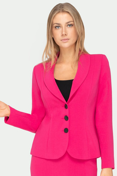 Blazer in Amaranth mit Schalkragen