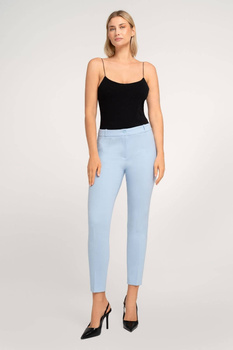 Elegante Damen-Cigarette-Hose 7/8 in Hellblau