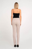 Klassische Damenhose in Beige mit schmalem Bein