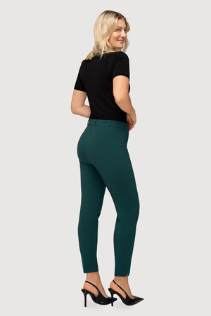 Elegante Damen-Cigarette-Hose 7/8 in Beige