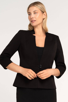 Bolero in Schwarz mit Stehkragen – Adele