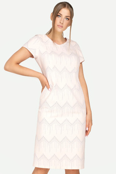 Midi-Kleid in Puderrosa - Pola