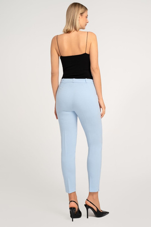 Elegante Damen-Cigarette-Hose 7/8 in Hellblau