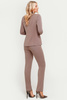 Blazer in Cappuccino mit Stehkragen – Olivia