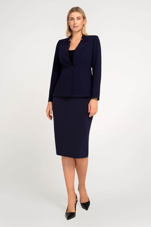 Damenkostüm mit Rock in Marineblau – Olivia