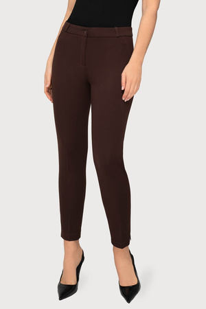 Elegante Damen-Cigarette-Hose 7/8 in Beige