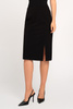Midi-Bleistiftrock in Schwarz - Aghata