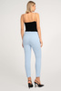 Elegante Damen-Cigarette-Hose 7/8 in Hellblau